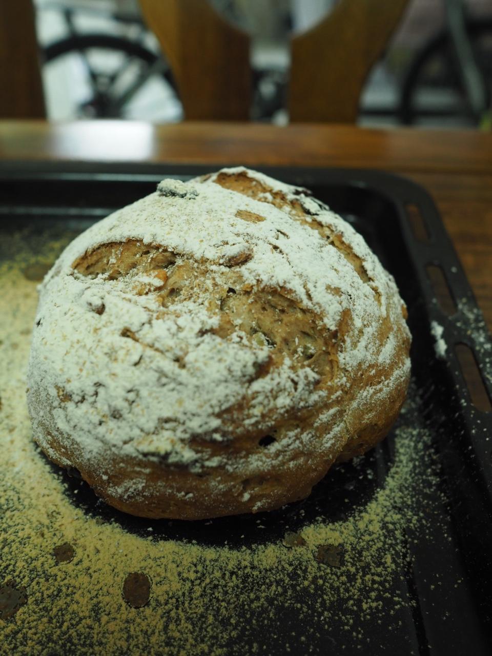 全麦核桃软欧面包