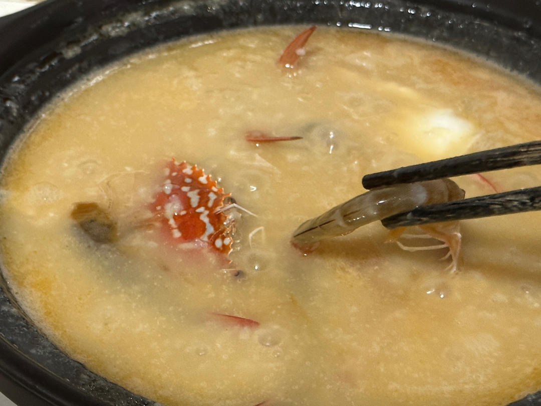 砂锅海鲜粥的做法 步骤11