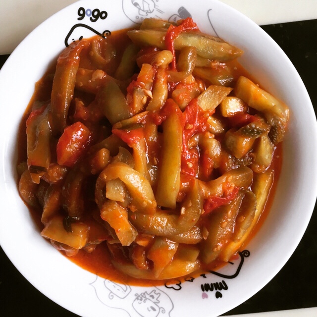 茄子炒西红柿