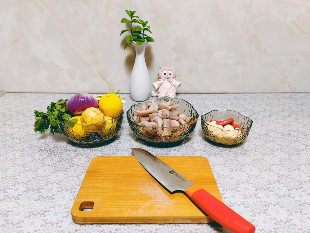 🍋柠檬百香果🌶️酸辣网红鸡爪