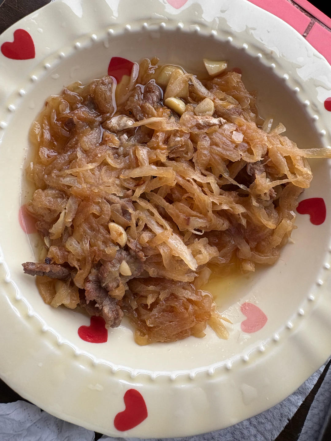 酸萝卜炒牛肉