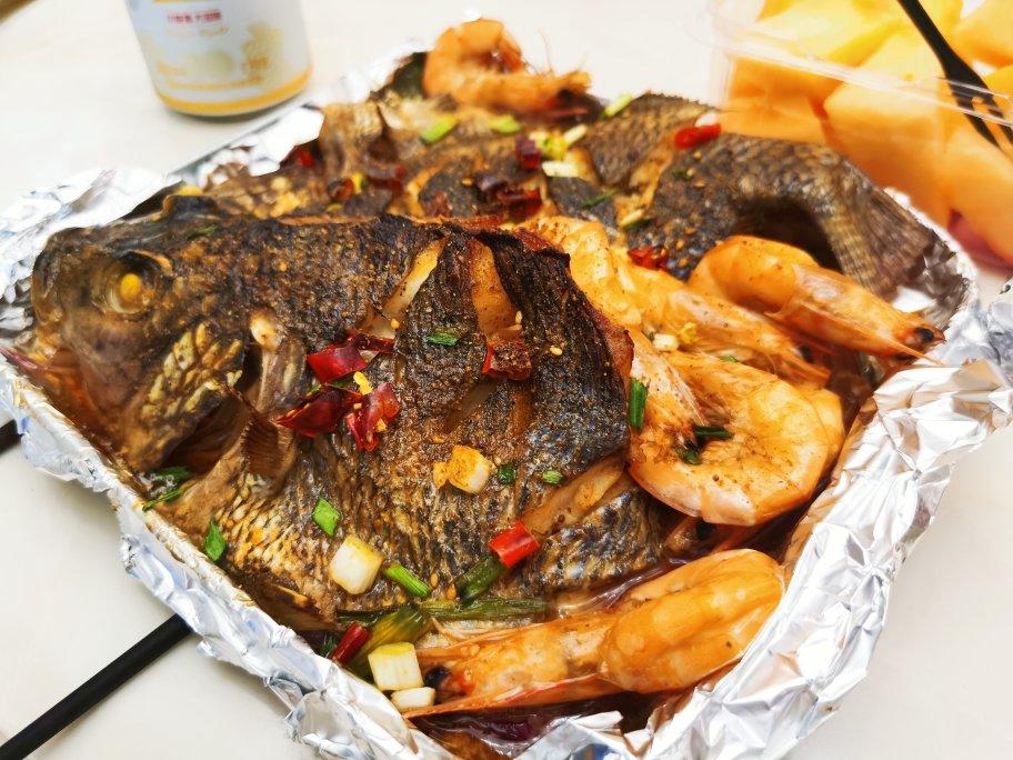 烧烤摊上的烤鱼  烤箱版烤鱼  干烤鱼