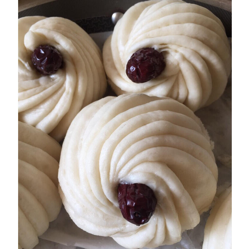 枣花馒头 造型馒头 好看又好吃 附细节视频详解