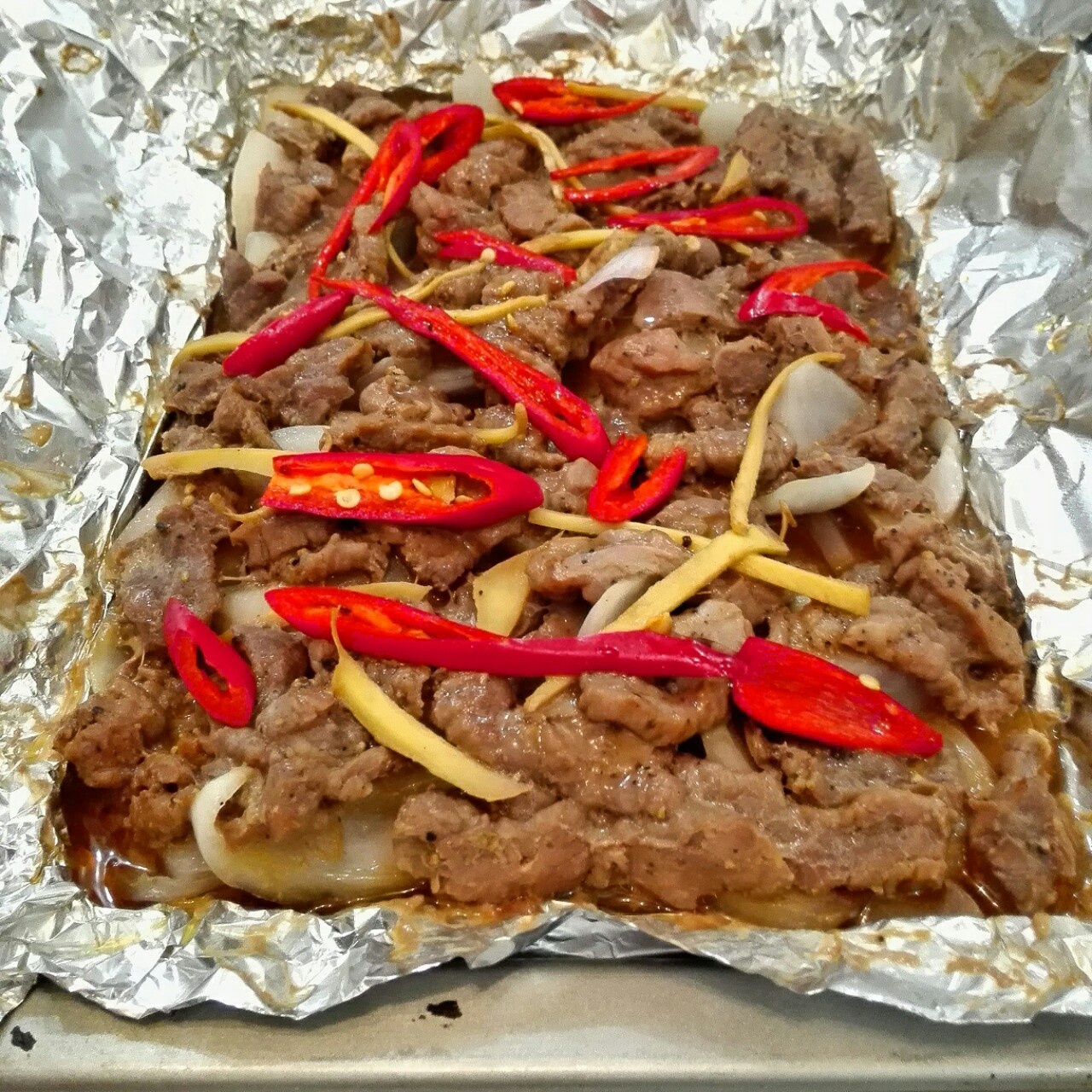 锡纸牛肉