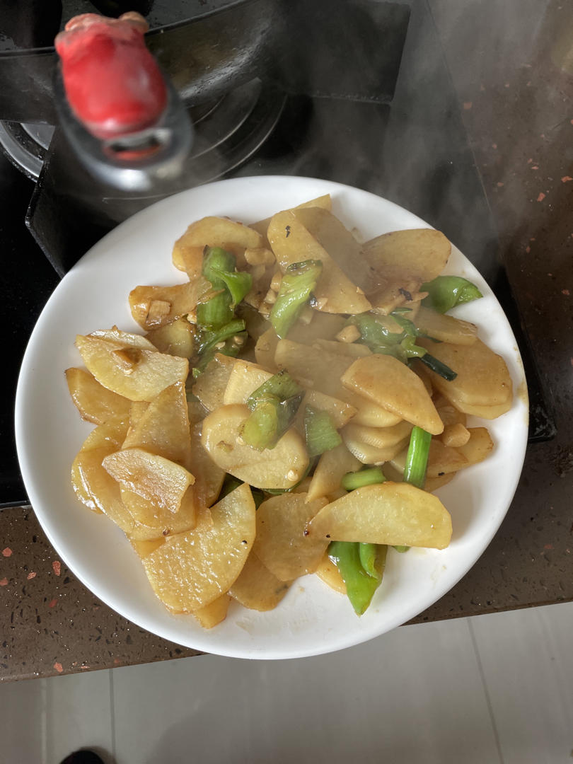 家常炒土豆片