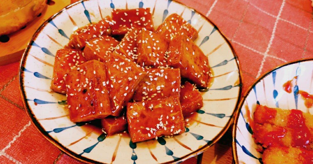 【糖醋脆皮豆腐】