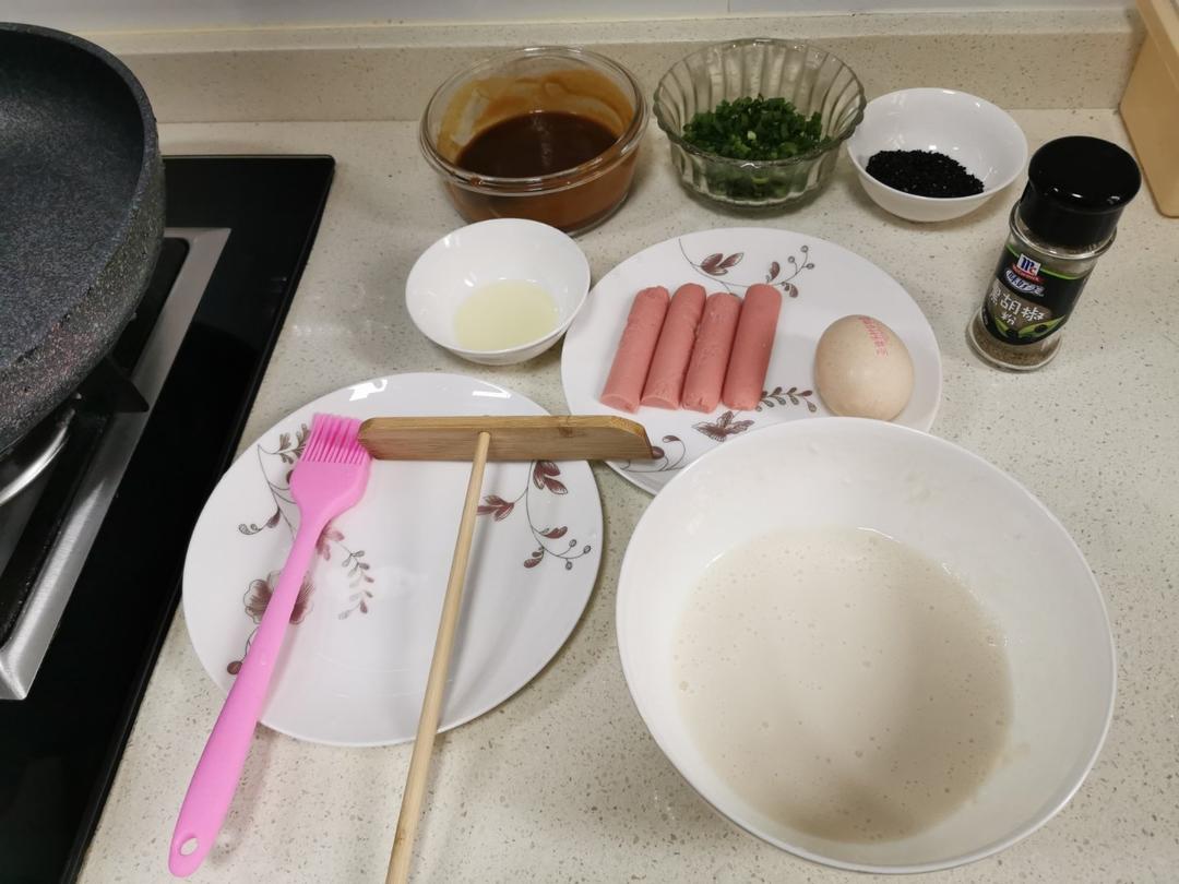 简易鸡蛋饼的做法 步骤1