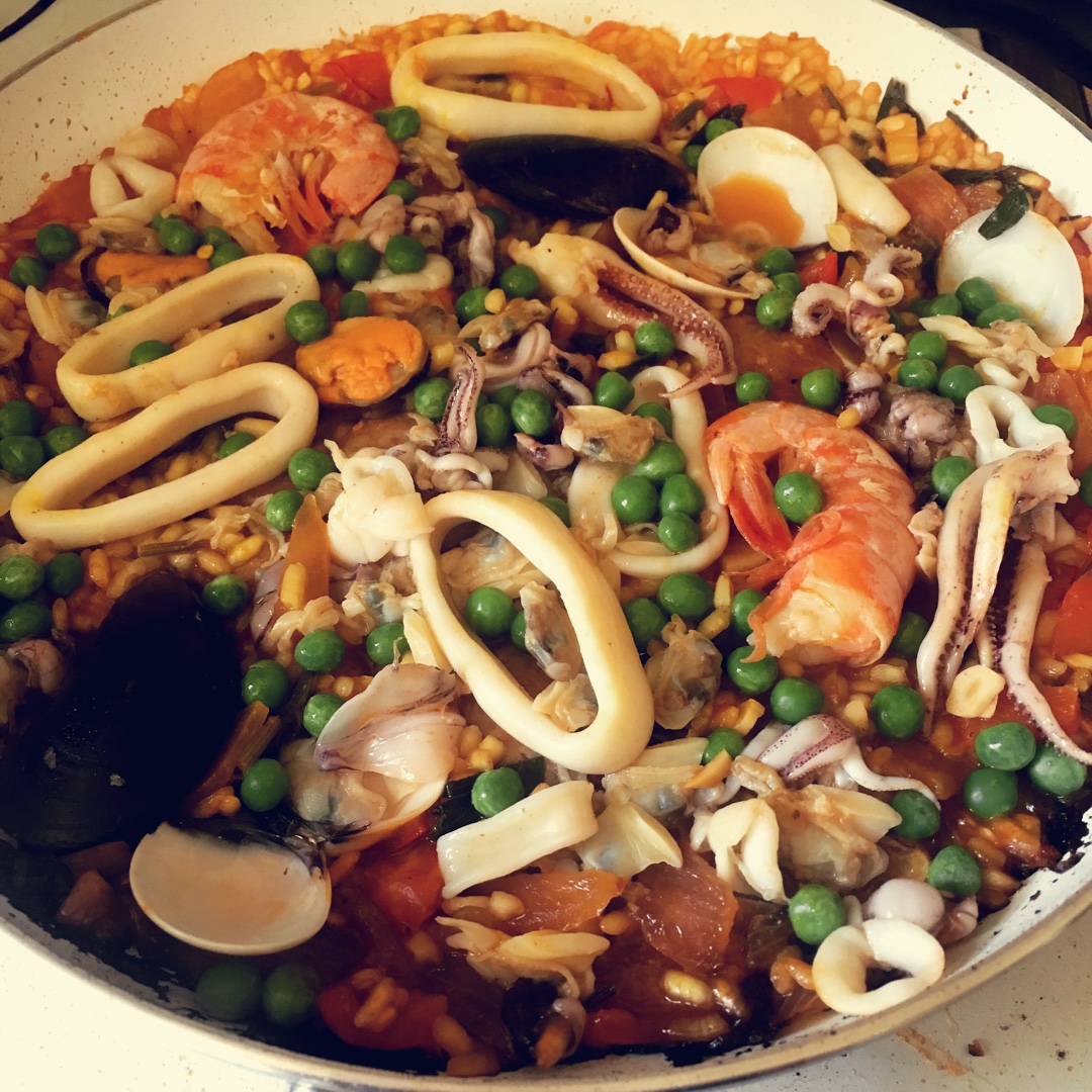 【曼食慢语】Seafood Paella 西班牙海鲜饭