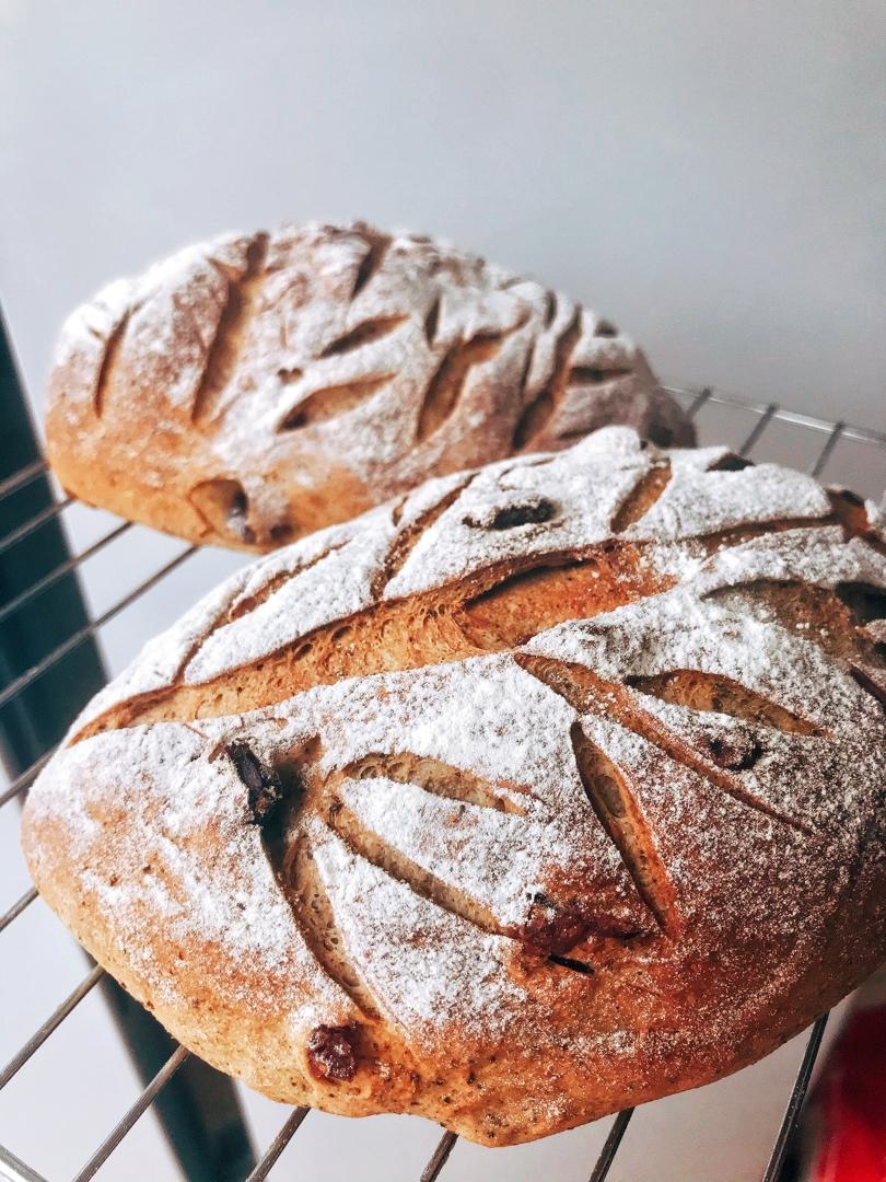 果料满满-红茶蔓越莓核桃面包