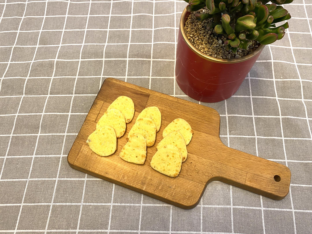 免打发❗️零失败❗️黄金芝士咸味饼干❗️