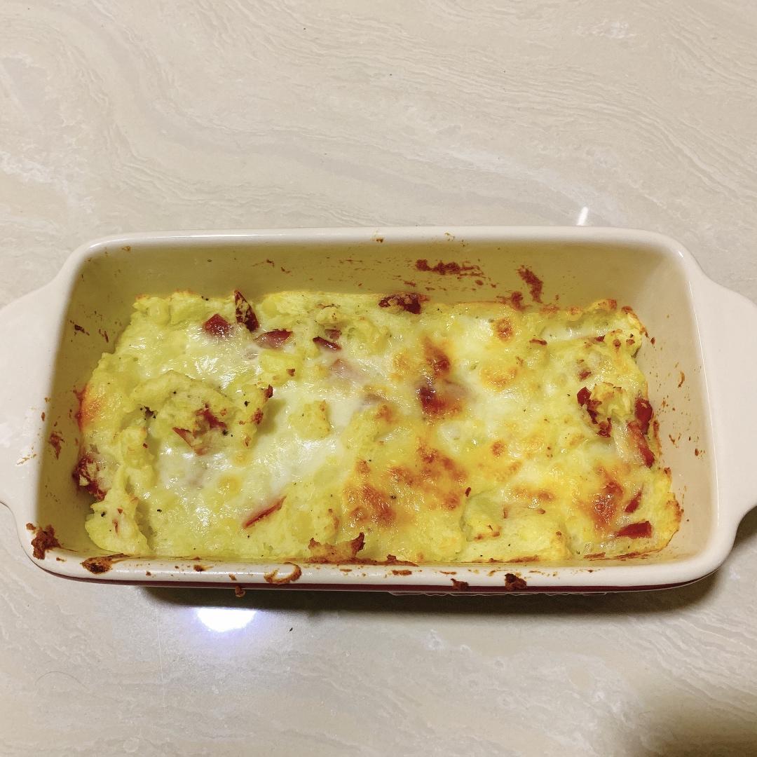 香浓芝士焗土豆泥（超有料）