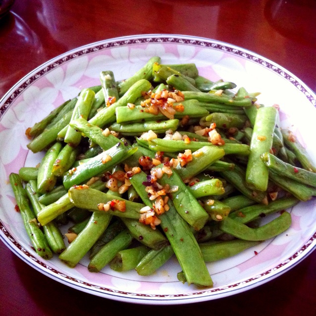 省时少油的干煸四季豆
