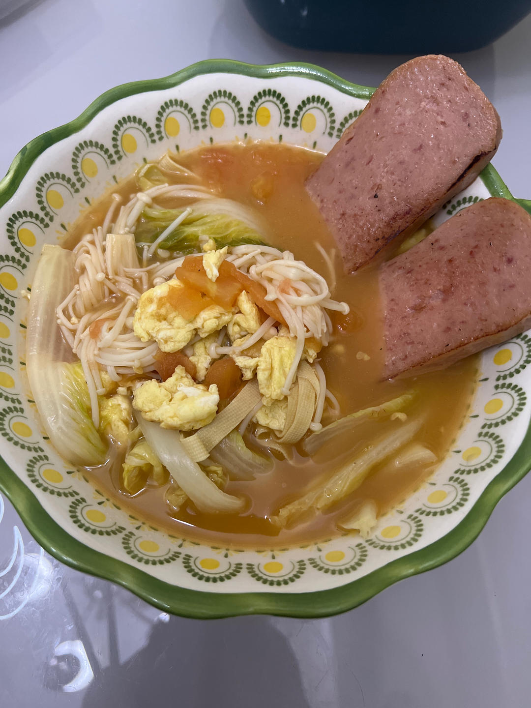 减脂一定要吃的番茄豆皮菌菇汤🍅15分钟快手酸爽开胃汤