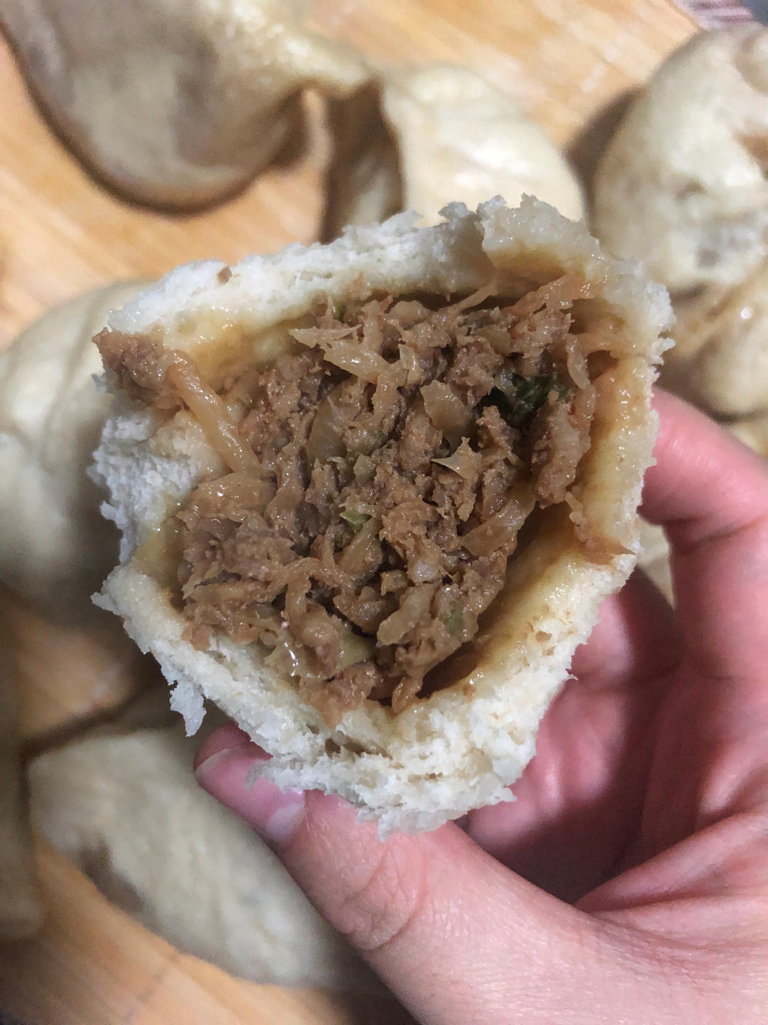 萝卜肉大包子