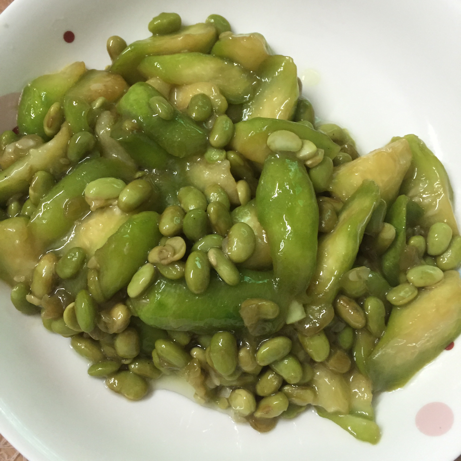 丝瓜毛豆