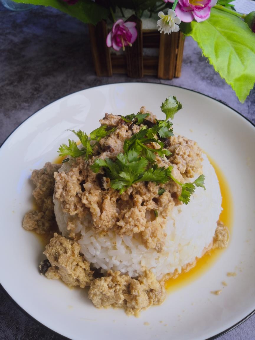 肉末盖浇饭的做法