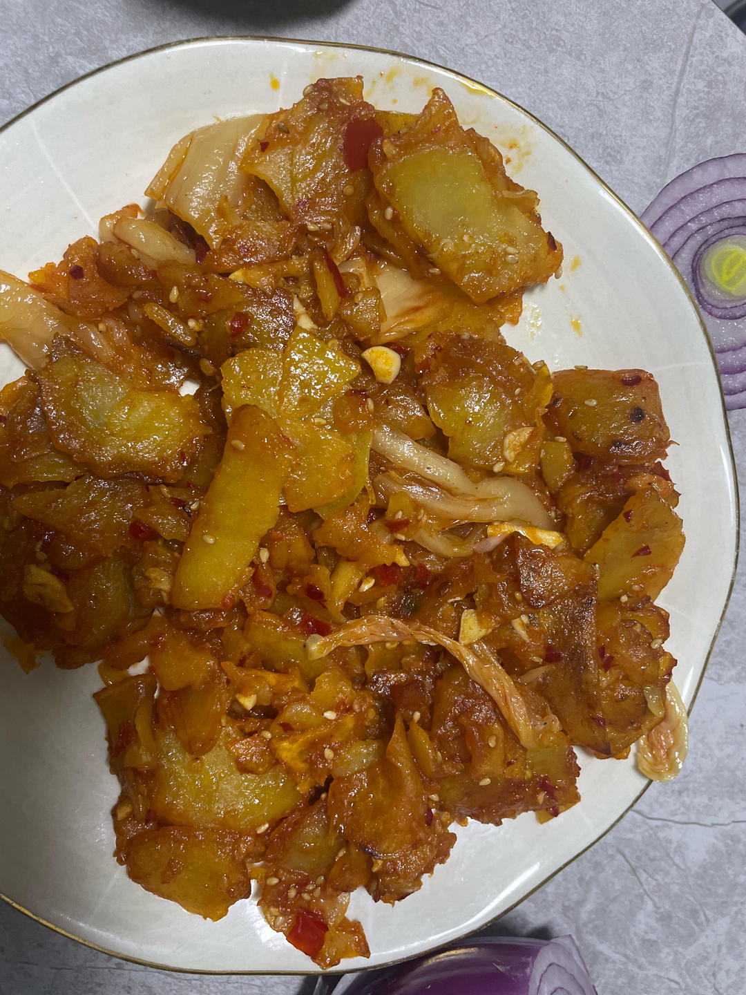 辣白菜土豆片『超级下饭菜』