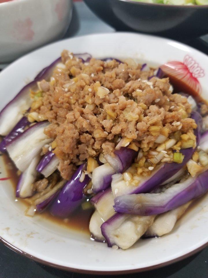 肉末蒸茄子
