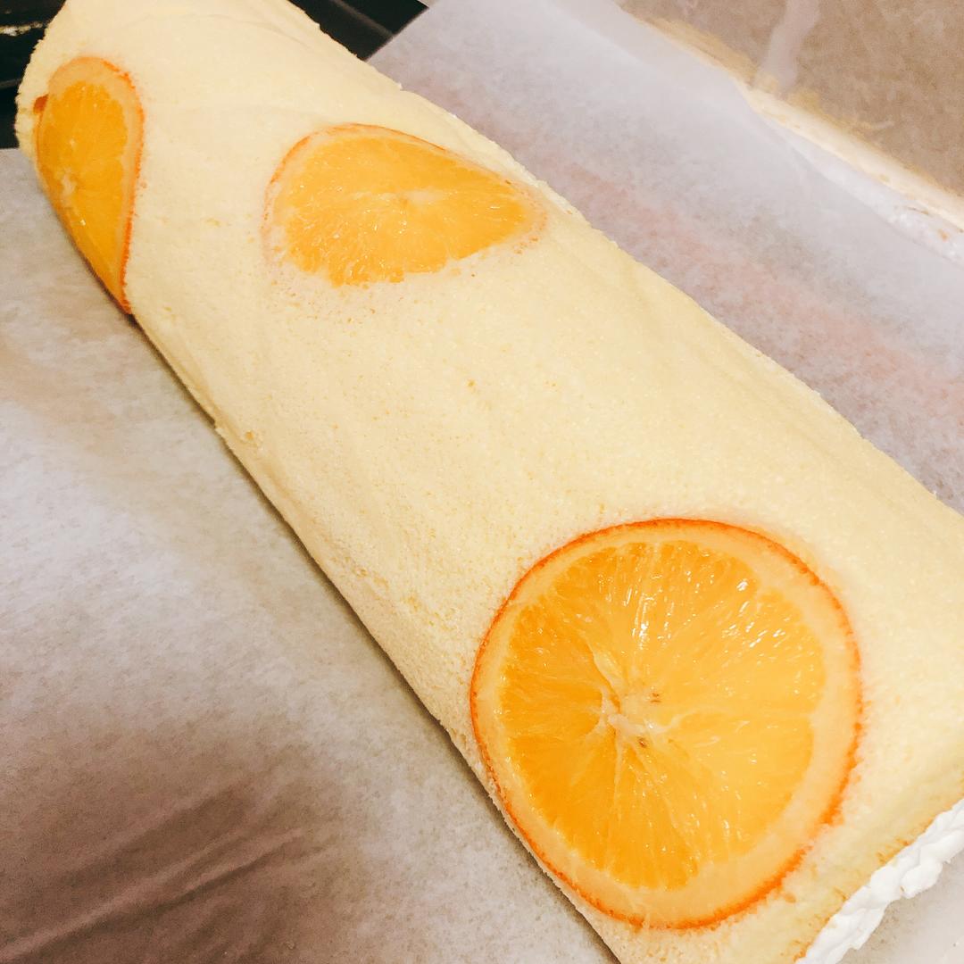 香橙蛋糕卷的做法