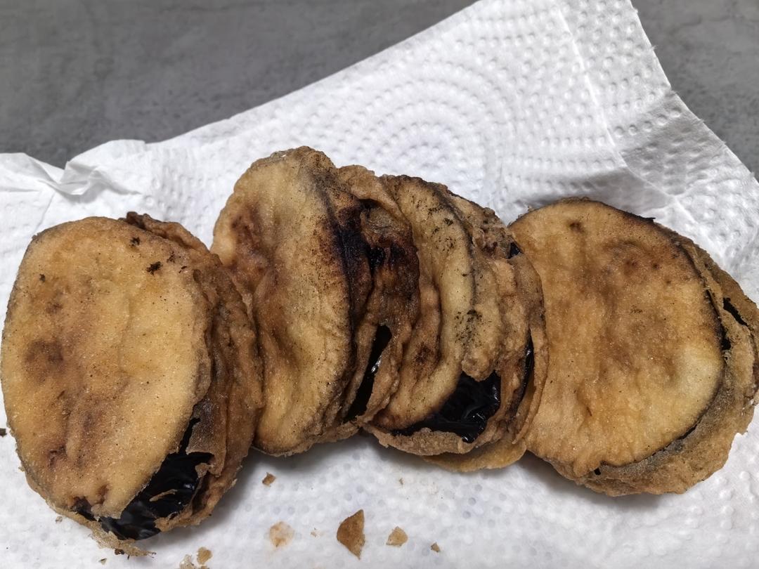 酥炸茄盒￨外酥里嫩