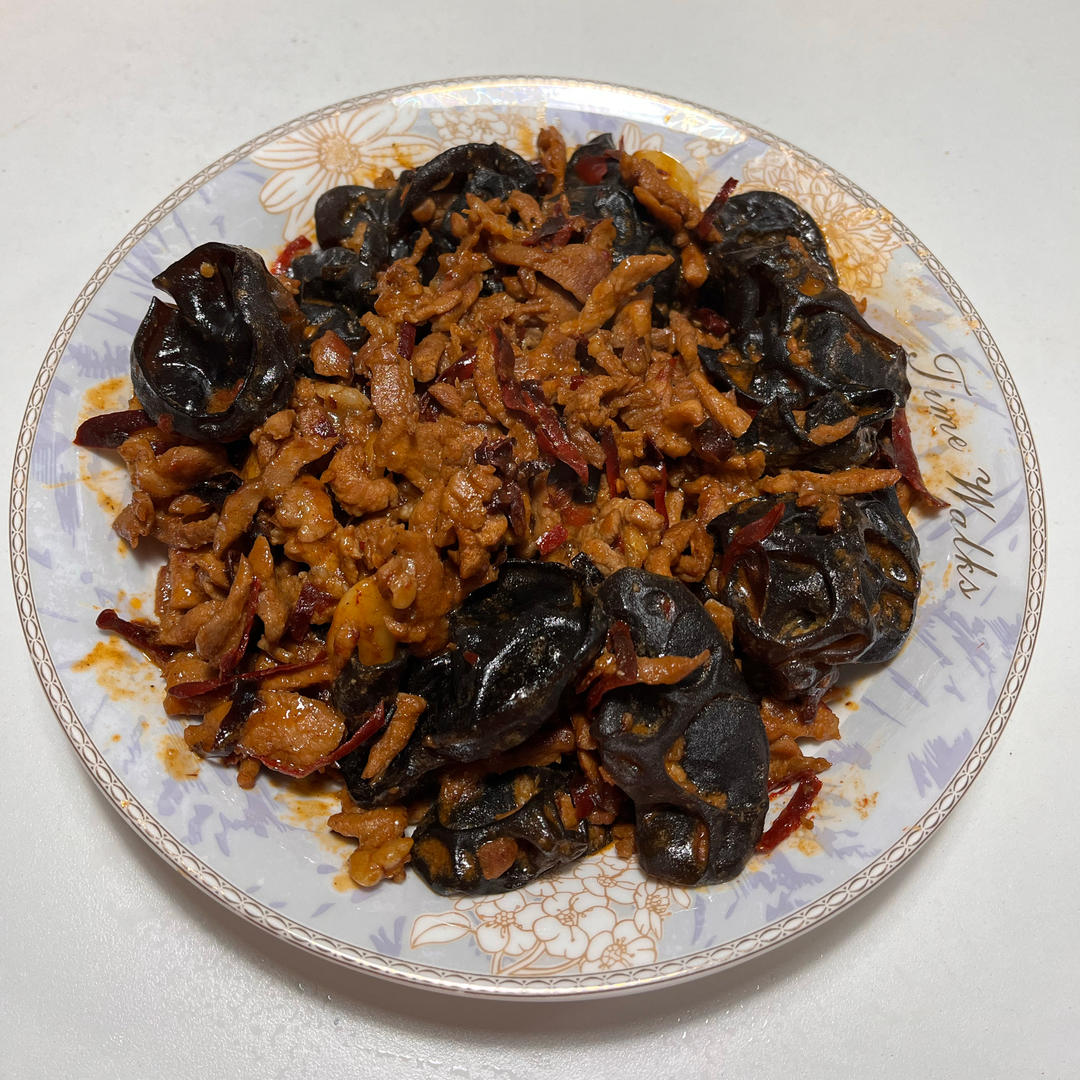 【活下去】浇头｜湘味木耳肉丝