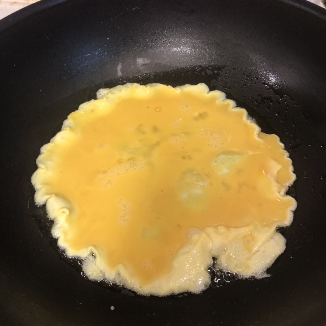 鸡蛋炒年糕➕香肠