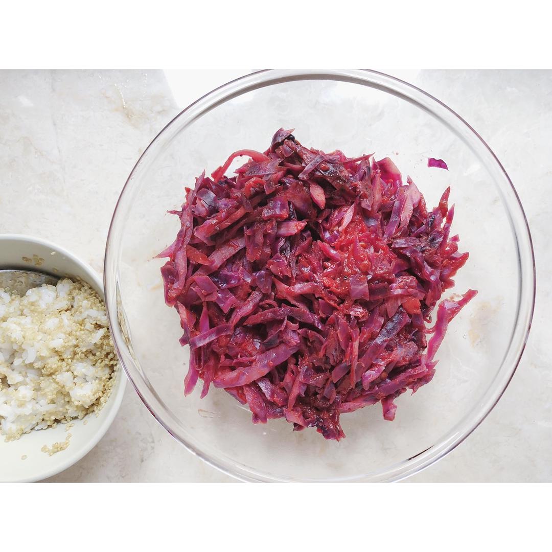 【健康三餐】紫甘蓝炒西红柿