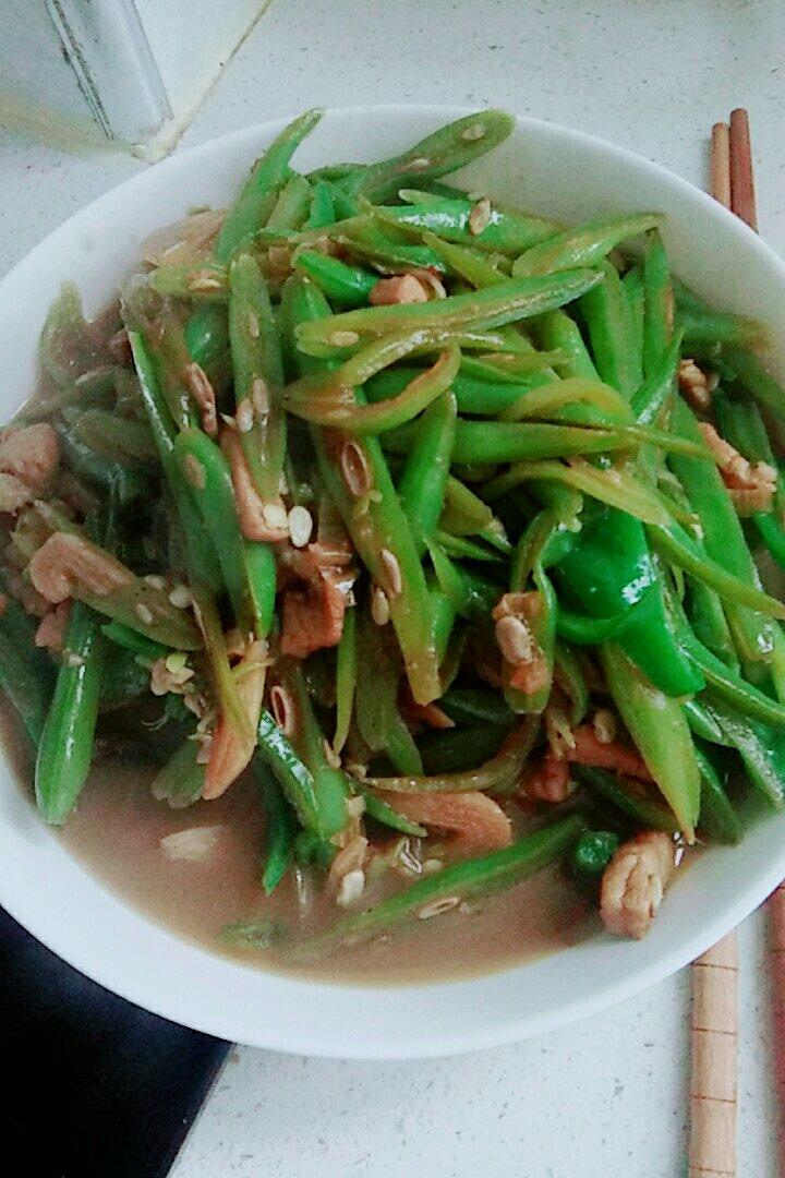 豆角丝炒肉