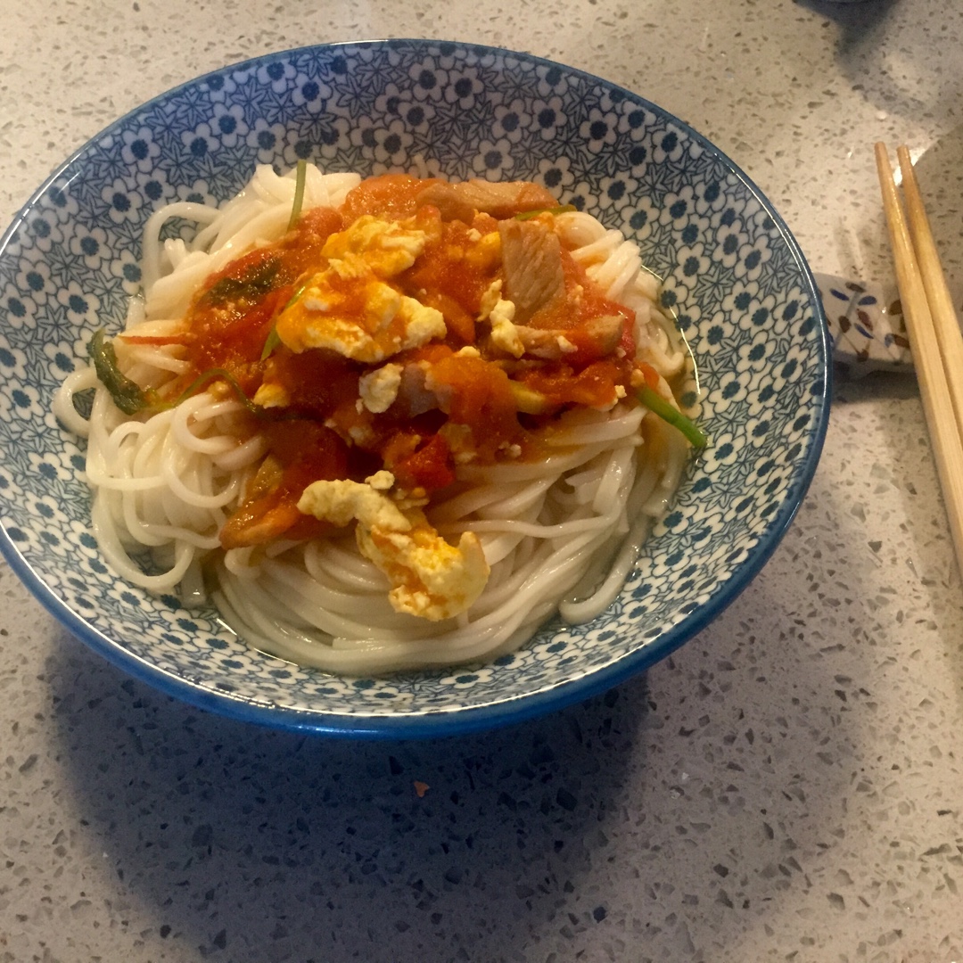 (外婆真传)西红柿打卤面