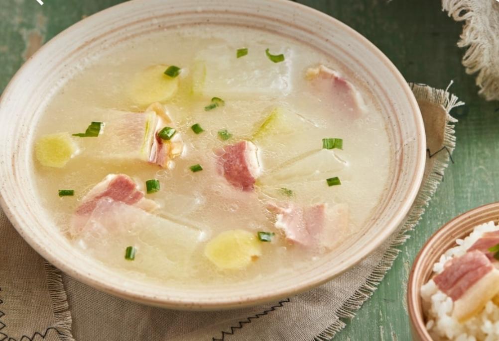 火腿冬瓜汤妈妈的家常菜