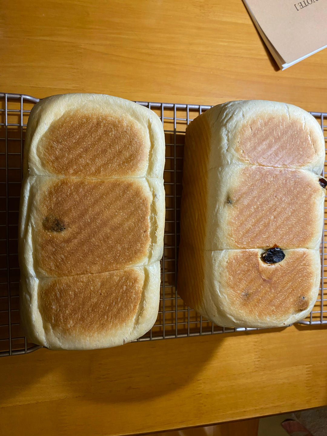 提子吐司，黄提奶油闪亮吐司