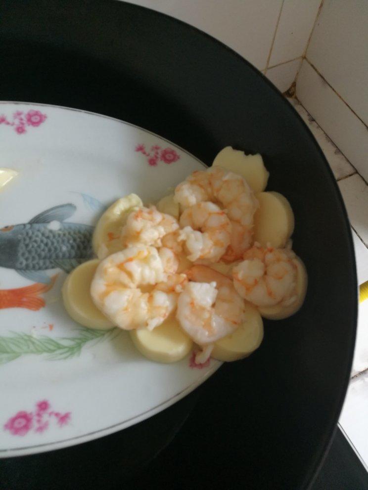 日本豆腐蒸虾仁