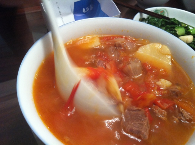 番茄牛肉汤