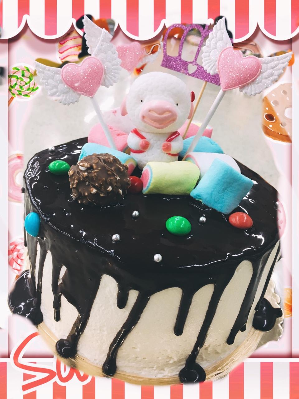 蛋糕淋面之一：甘那许淋面（详细解答淋面太稠的问题）