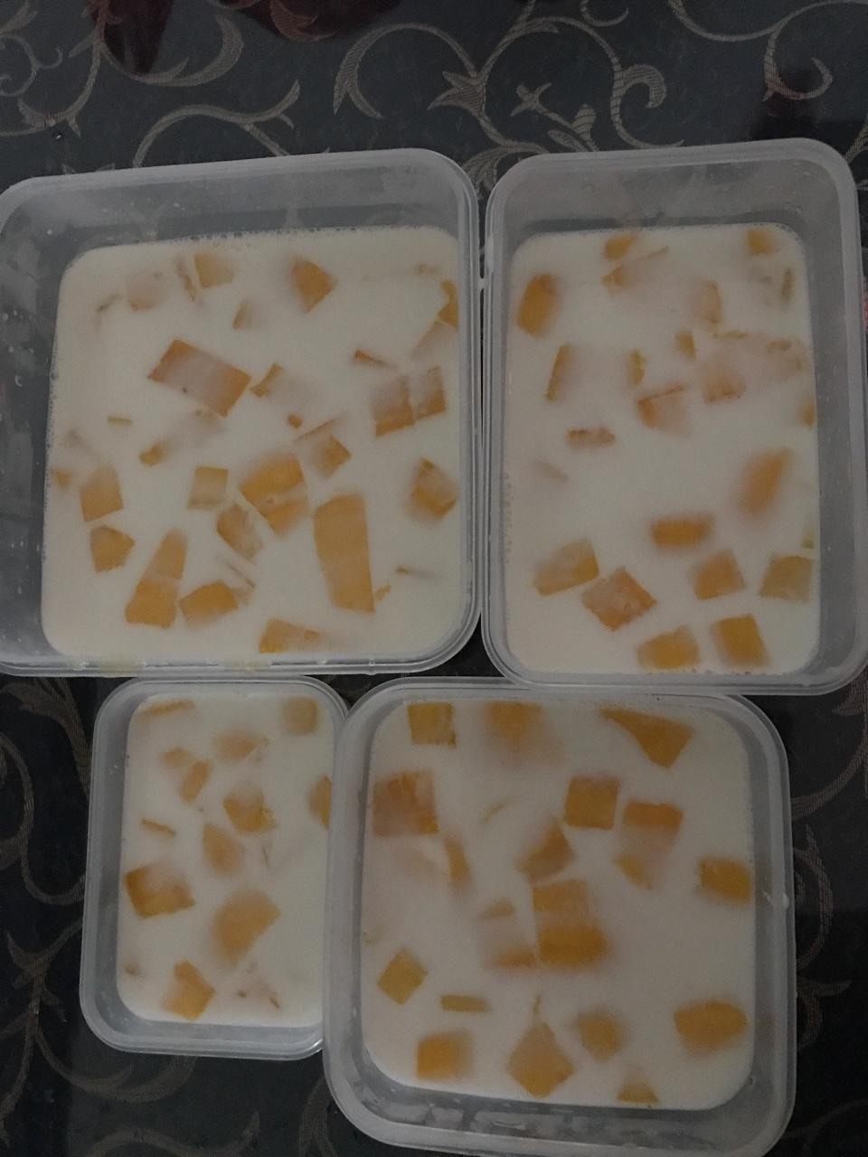 芒果椰汁糕（超简单）