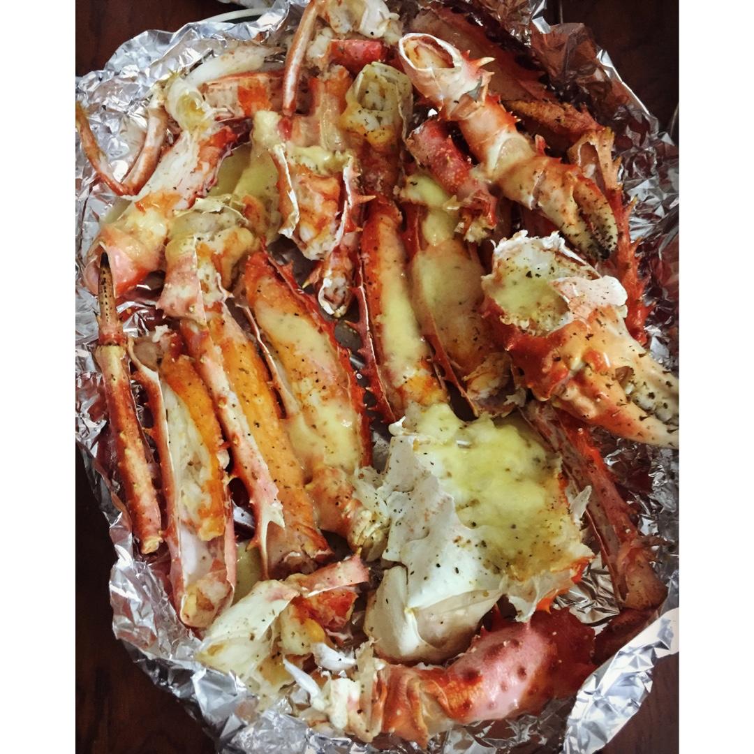 芝士焗帝王蟹