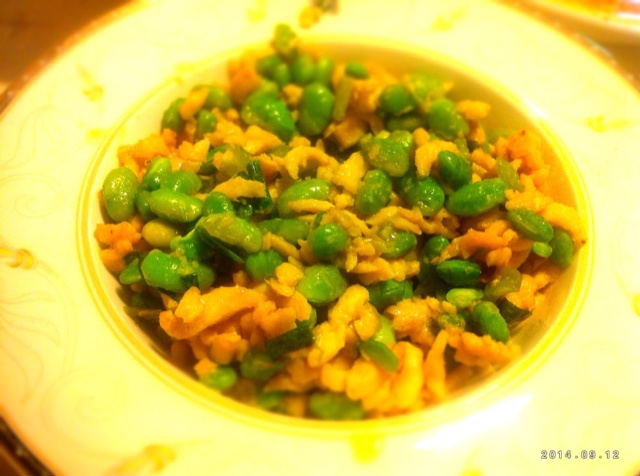 毛豆肉丝