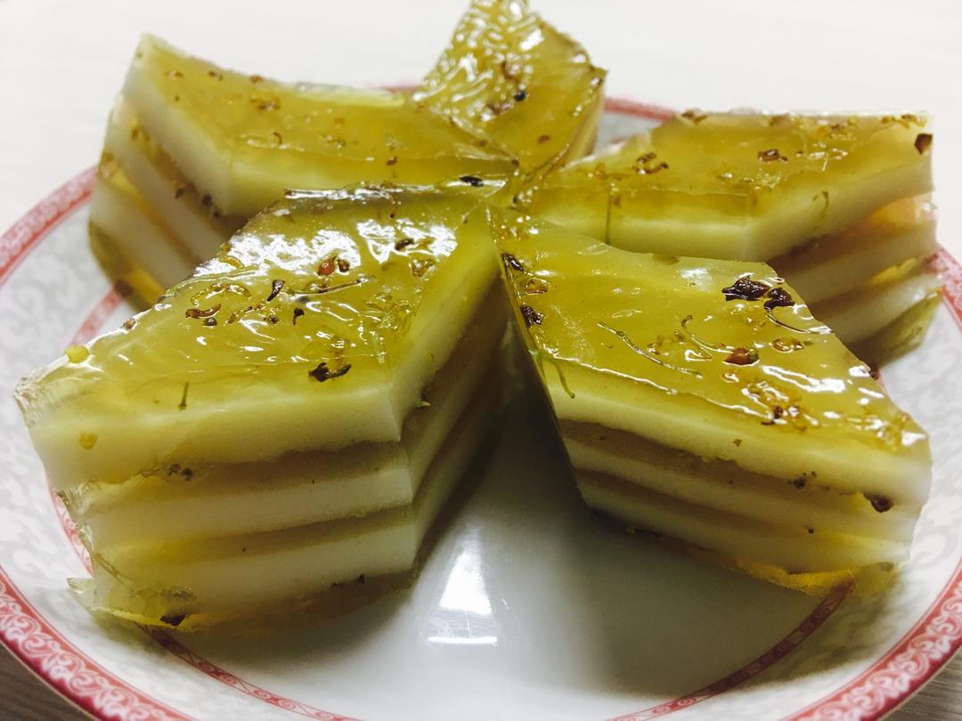 cucumber做的桂花椰汁千层糕