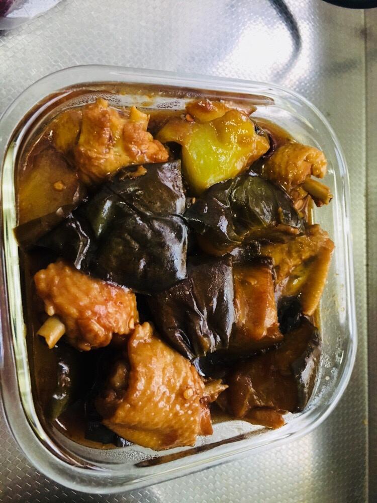 茄子炒鸡翅