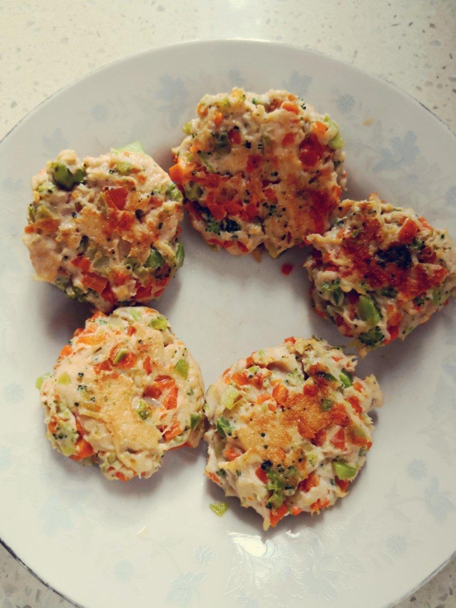 减肥餐低脂鸡胸肉饼