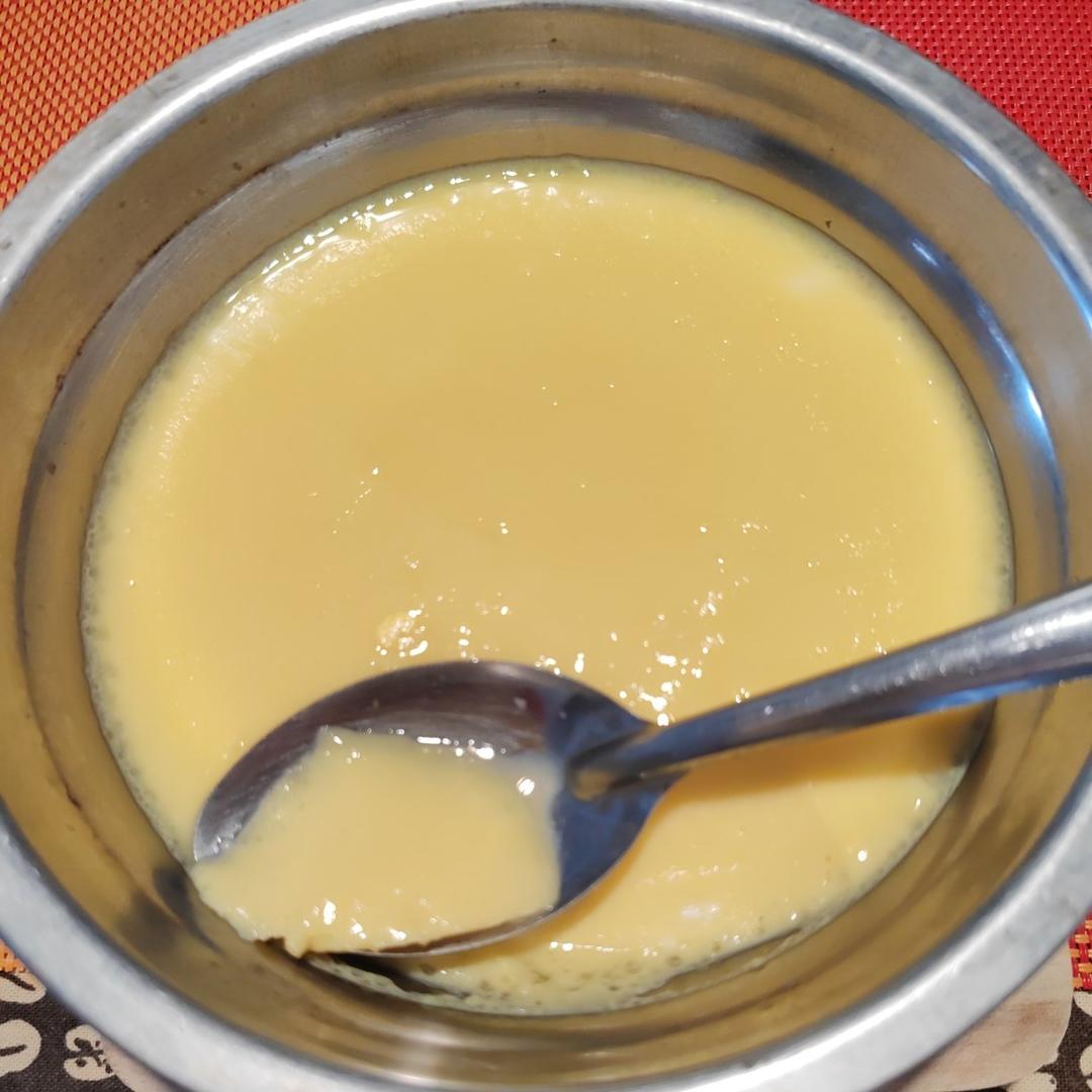 冰花炖蛋，两样食材一点技巧