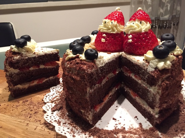 6寸可可戚风 黑森林