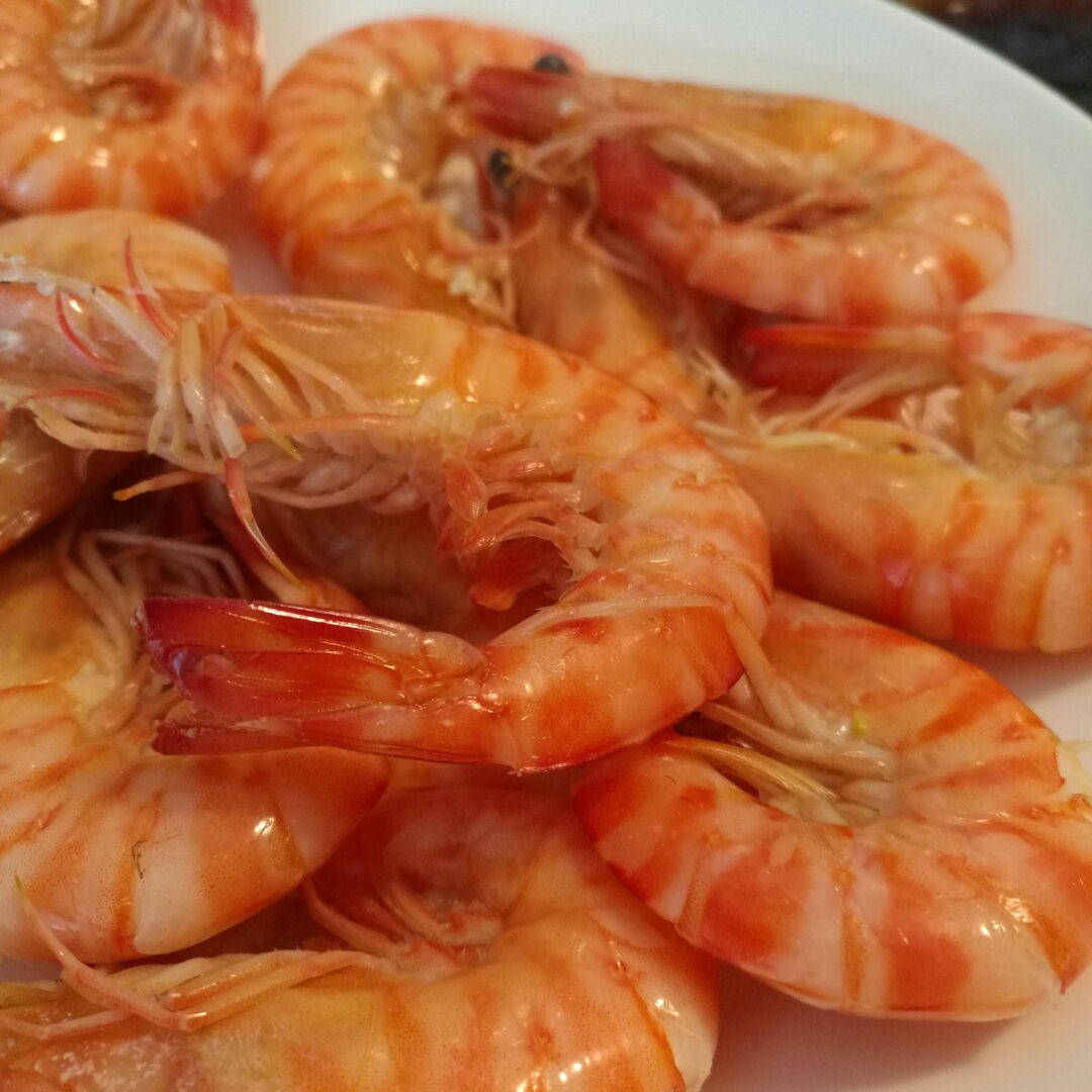 白灼斑节虾