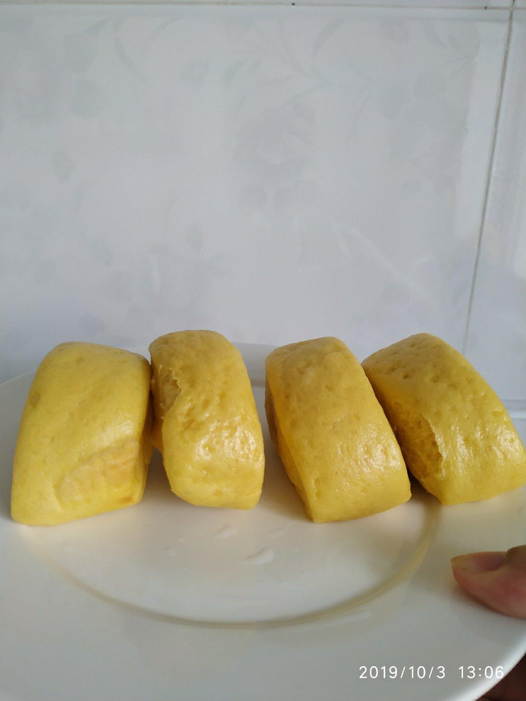 新手也可以--详解如何做出人见人爱、金黄的南瓜馒头