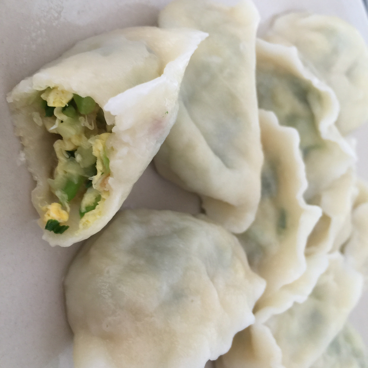 西葫芦鸡蛋虾皮饺子