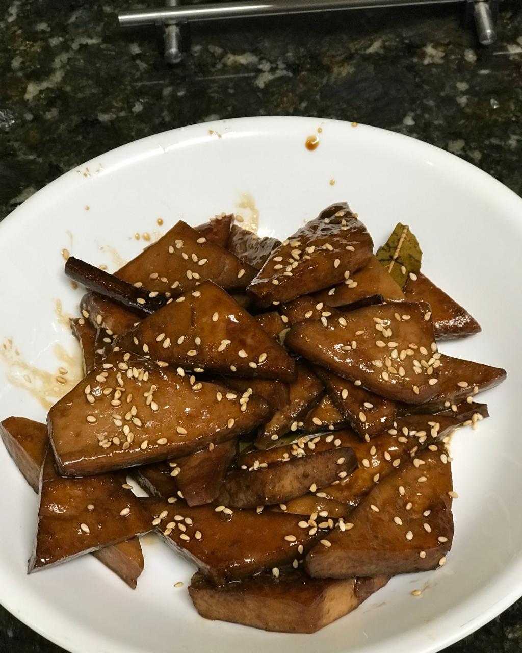 蜜汁豆干