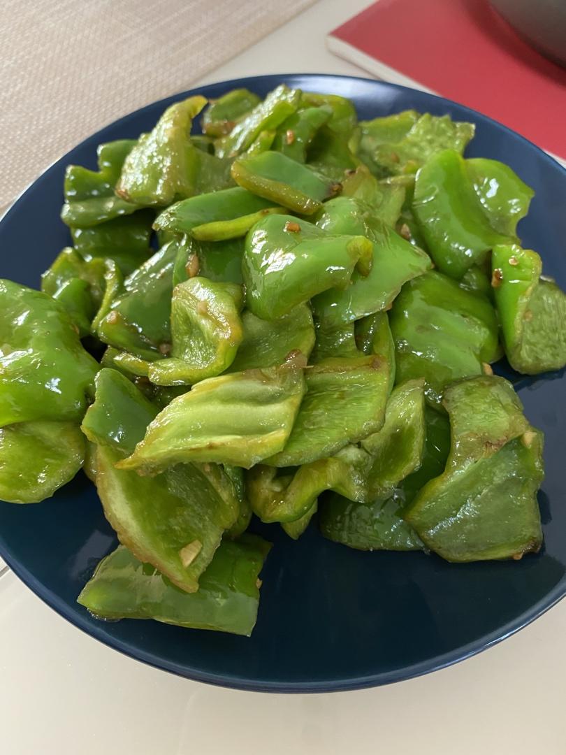 口是心非姑娘做的炒青椒