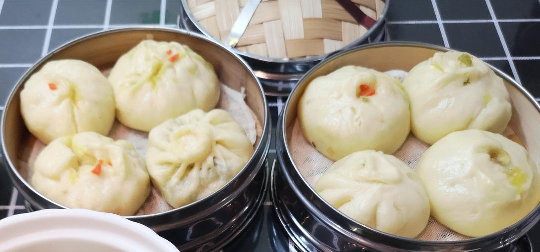 中式蒸包子（面团适用于鲜肉包，馒头，菜包均可）