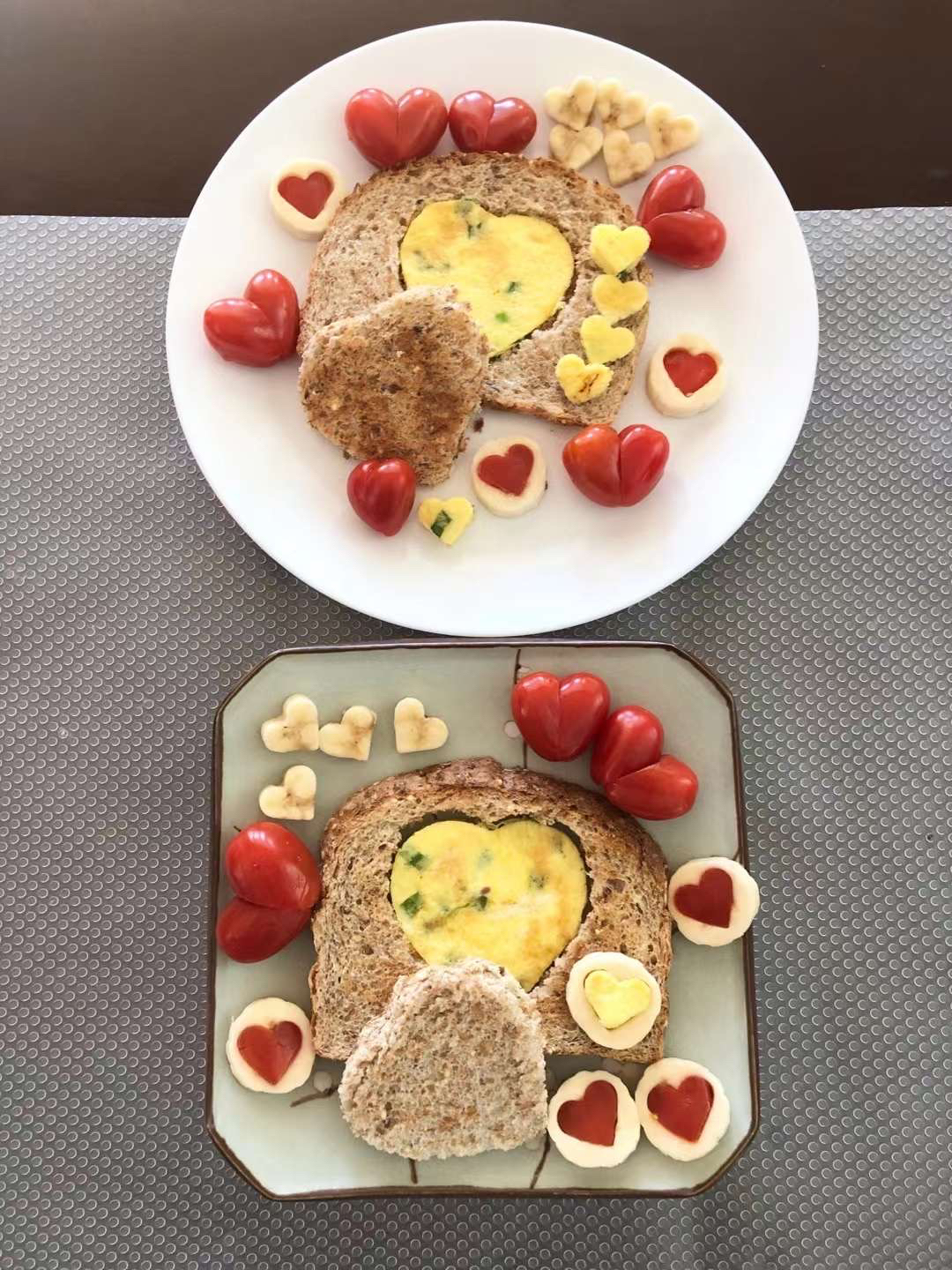 情人节美貌爱心早餐的做法