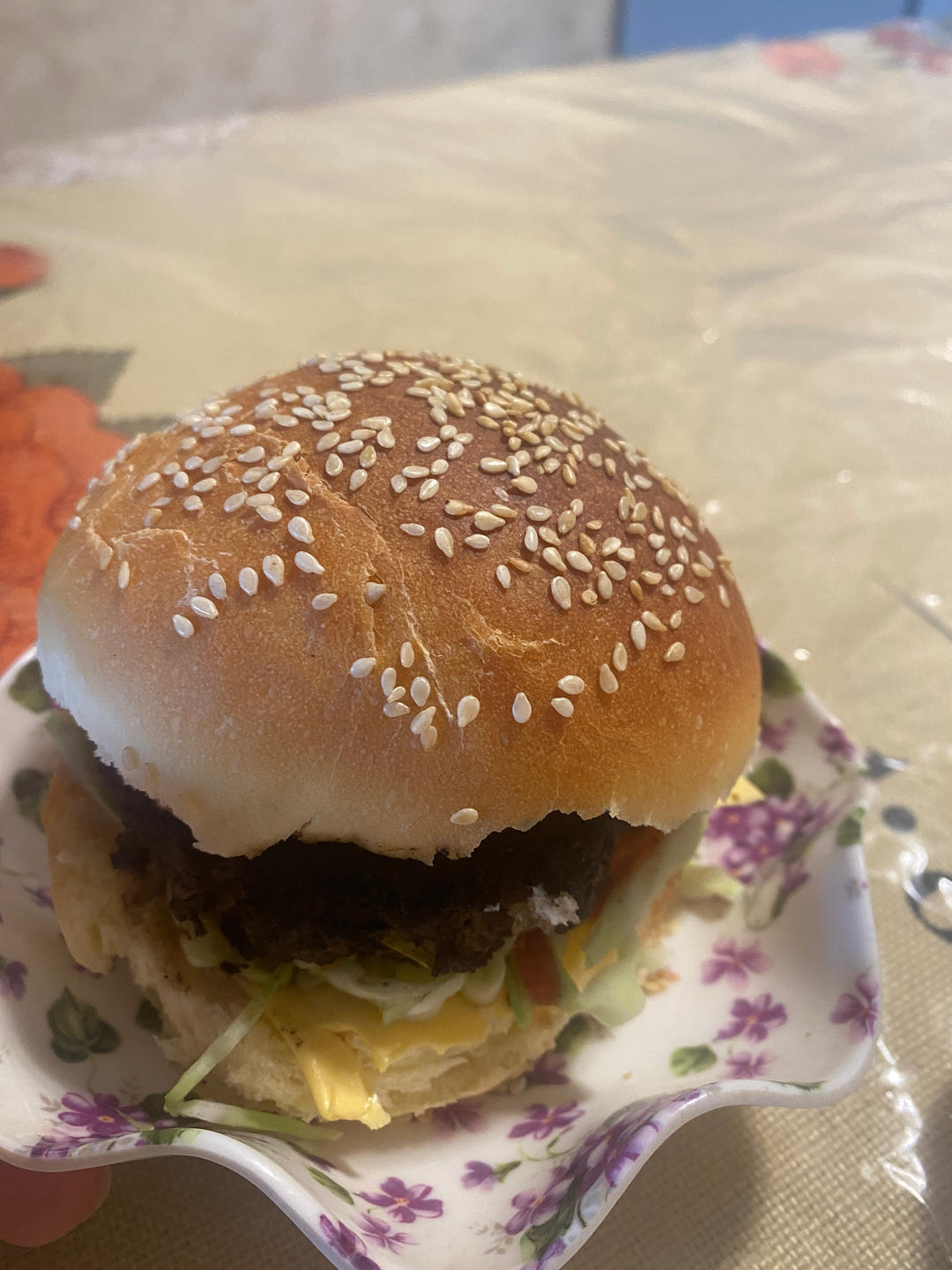 松软汉堡包胚